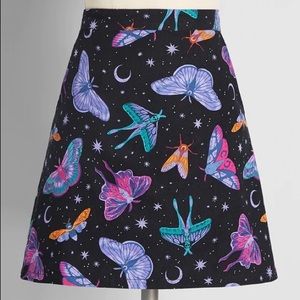 ModCloth Dangerfield Buzzing Nightlife Mini Skirt